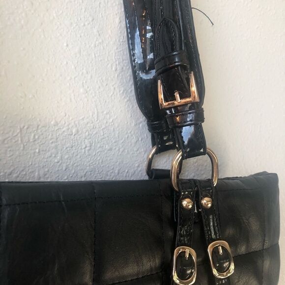 IMOSHION Black Handbag Tote NWT - Picture 3 of 7